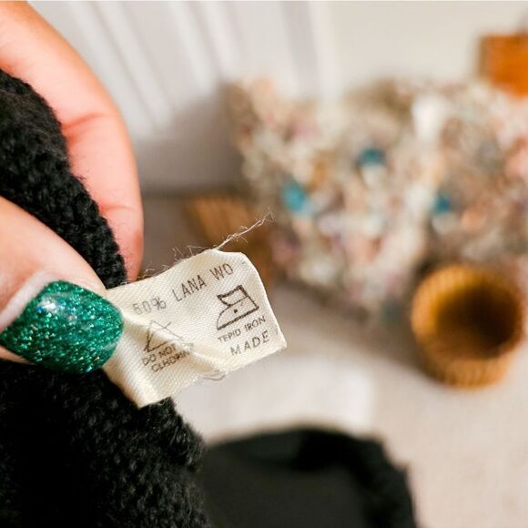 Vintage Ferretti Studio Stylish Fringe Detail Long Sleeve Sweater - Picture 11 of 14